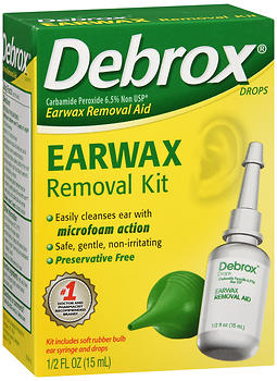 Debrox earwax removal kit
